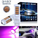 2x 92SMD Pink Purple 3157 T25 LED For Jeep Grand Cherokee Daytime Running Lights