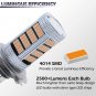 2x H7 92-4014SMD LED Fog Light Bulb Car Driving Lamp DRL Amber Yellow High Power