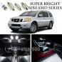 5050 SMD White LED Interior Lights Package Kit For 2005-2015 Nissan Armada 17pcs