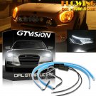 2X 45CM Switchback Car Flexible DRL LED Strip Light Sequential Flow Turn Signal