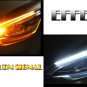 2X 45CM Switchback Car Flexible DRL LED Strip Light Sequential Flow Turn Signal