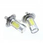 2x Deluxe White H7 11W CREE LED Projector Bulbs Car DRL Driving Fog Light Bulbs