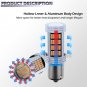 Amber Yellow P21W 1156 BA15S High Power 92-4014SMD Turn Signal LED Light Bulbs