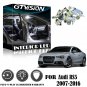 12x Bright White LED Interior Lights Package Kit For AUDI A5 S5 RS5 B8 2007-2016