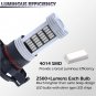 2x High Power H16 5202 RED LED Fog Light Bulbs 92-4014-SMD Daytime Running Light
