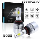 2pcs 1400W 210000LM 6000K LED Headlight 9005 HB3 H10 9145 Bright HID White Bulb