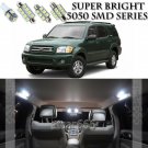 15x Xenon SMD White LED Interior Light Package Kit For 2001-2007 Toyota Sequoia