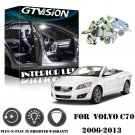 15x Bright White LED Lights Interior Package Kit Package For Volvo C70 2006-2013