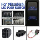 FRONT LIGHT BAR Botton For Mitsubishi Pajero Triton MN ML Blue LED Push Switch