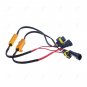 2x H11 H8 LED Light Fog Xenon HID No Error Load Resistor Wiring Harness Adapter