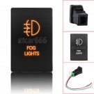 Orange LED Push Switch Fog Lights for Toyota Highlander Sequoia Tundra 4Runner