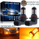 2X 30SMD 9005 HB3 Amber Yellow LED Fog Driving Light Bulbs For 03-11 Chevrolet