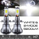 H7 LED Fog Light Bulbs Car Driving Lamp Daytime Running Light Bright White Flash