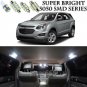 14x Xenon SMD White LED Interior Light Package Kit For Chevrolet Equinox 10-16