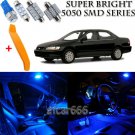 12 x Ultra Blue Interior LED Lights Kit + TOOL For 1998 - 2002 Honda Accord