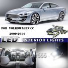 13x Super Bright White LED Lights Interior Package Kit For Volkswagen Passat CC