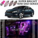 For Kia Optima 2007-2015 Pink LED Interior Light Kit + License Plate Light 10PCS