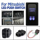 DRIVING LIGHTS Botton For Mitsubishi Pajero Triton MN ML Blue LED Push Switch