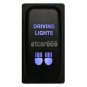 12V DRIVING LIGHTS Blue LED Push Switch For Mitsubishi Pajero Triton Galant MN