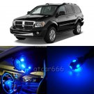 8 x Super Blue LED Interior Light Package Kit For Dodge Durango 2004 - 2009