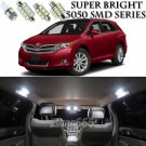 16x Xenon SMD White LED Interior Light Package Kit For 2012-2016 Toyota Venza