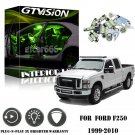 14Pcs Green LED lights interior package For Ford F250 F350 Super Duty FS1G 99-10