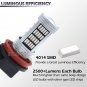2x H8 H9 H11 H16 High Power Green LED Projector Bulbs Kit Fog Light Driving Lamp