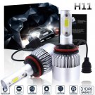 1400W 210000LM High Power H11 H9 H8 Focused LED Headlight Kit Bulb 6000K One Set