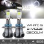 2x 9006 HB4 High Power LED COB 6000K Super White Fog Light Bulbs w/ 2-Mode Flash