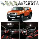 5050 SMD White LED Interior Lights Package Kit For 07-14 Toyota FJ Cruiser 7pcs