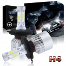 2Pcs H4 9003 1400W LED Headlight Conversion Kit 6000K 210000LM Bulb HI-LO Beam