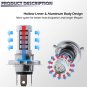 2x 92SMD Blue H4 9003 LED Projector Fog Light Bulb Driving Daytime Running Light