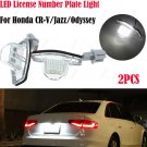 2x White LED License Number Plate Light For Honda Crosstour Insight Odyssey CR-V
