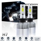 High Power 210000LM 1400W H7 LED Headlight Conversion Kit 6000K XENON White Bulb