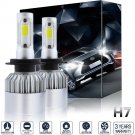 1 Pair 1400W 210000LM H7 LED Headlight Conversion Kit Bulbs 6000K Xenon White