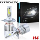 2 x 1300W 195000LM LED Headlight Kit H4 9003 Hi/Lo Beam 6000K Xenon White Bulbs