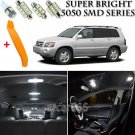 11x Xenon White Interior LED Lights Kit + TOOL For 2004 - 2007 Toyota Highlander