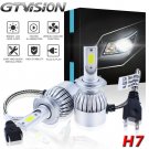 2 x H7 LED Headlight Bulb Conversion Kit High Low Beam Fog Lamp 6000K HID White