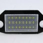 2Pcs White No Error LED Number License Plate Light For Ford Mondeo MK3 2000-2007