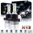 H13 LED Headlight Kit 1400W 6000K For Polaris Ranger RZR Razor 800 900 XP 2011