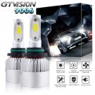 2x 9006 HB4 1400W 210000LM COB LED Headlight Kit High Low Beam Light Bulbs 6000K