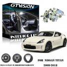 5x Bright White 6K LED Lights Interior Package Kit For 2016-2018 Nissan Titan XD