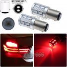 2x Pure Red 1157 Cree LED Turn Signal Light Brake Reserve Tail Stop Light Bulbs