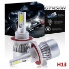 H13 9008 LED Headlight Lamps Conversion Kit For Ford F150 F-150 04-14 Hi/Lo Beam