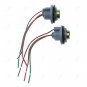 2X 1157 Turn Light Brake Decoder Socket Connector Wire Harness Plug For LED Bulb