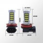 92SMD H11 H8 H9 LED Projector Fog Light Bulbs Driving Lamp DRL 6500K Xenon White