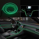 2M 12V Car LED EL Wire Red Cold Light Line Neon Lamp Atmosphere Decoration Strip