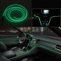 2M 12V Car LED EL Wire Red Cold Light Line Neon Lamp Atmosphere Decoration Strip