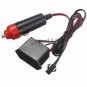 2M 12V Car LED EL Wire Red Cold Light Line Neon Lamp Atmosphere Decoration Strip