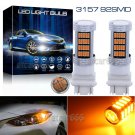 2x 92SMD Amber Yellow 3157 T25 LED For Jeep Grand Cherokee Daytime Running Light